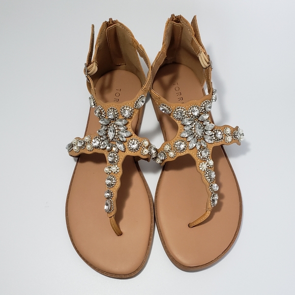 jeweled gladiator sandals